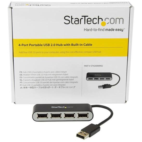 HUB USB StarTech 4x USB-A 2.0 (ST4200MINI2)