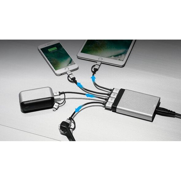 Ładowarka Just Mobile PA-188 4x USB-A 2.4 A (PA-188)