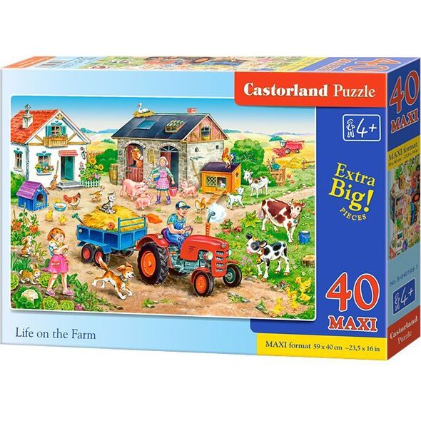 Castorland 40 EL. Maxi Życie na farmie (040193)