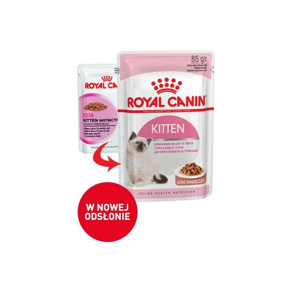 Royal Canin KITTEN Instinctive Feline w sosie 85 g 1szt