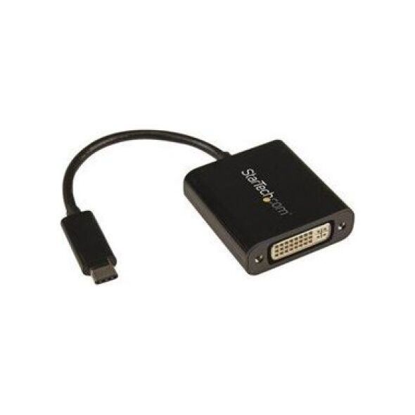 Adapter USB StarTech USB-C - DVI Czarny  (CDP2DVI)