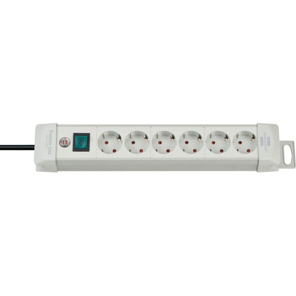 Listwa zasilająca Brennenstuhl Premium-Line 6 gniazd 3 m szara (1955560100)