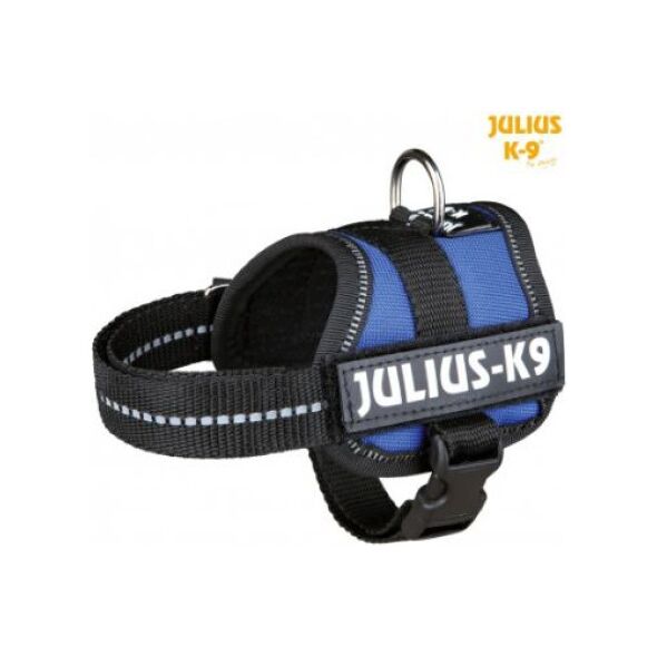 Trixie Uprząż Julius-K9 , Baby 1/XS: 30–40 cm,niebieska