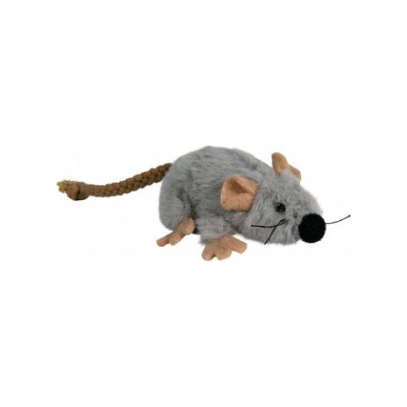 Trixie MYSZ PLUSZOWA Z KOCIMIĘTKĄ 7cm