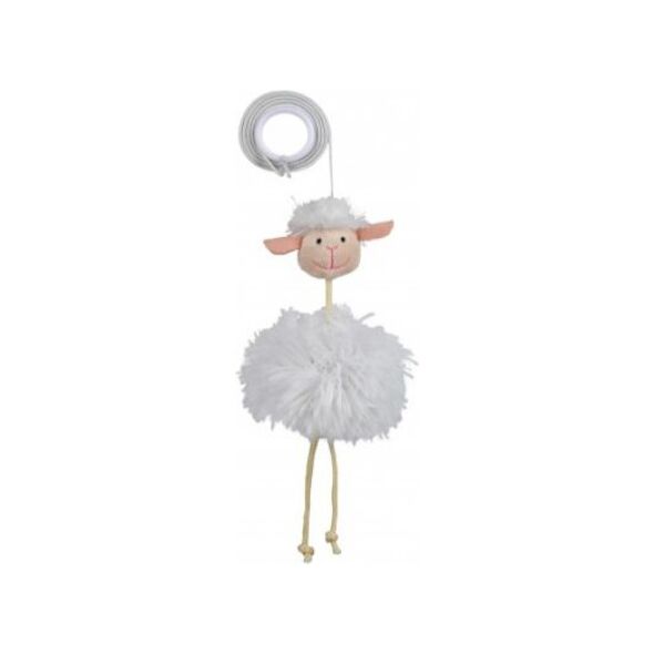 Trixie Owieczka na elastycznej taśmie, 20 cm