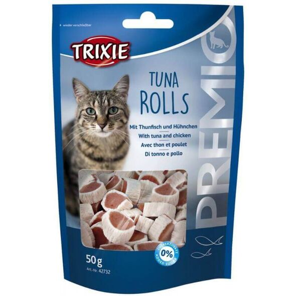 Trixie Przekąski PREMIO "rolki z tuńczykiem", 50 g
