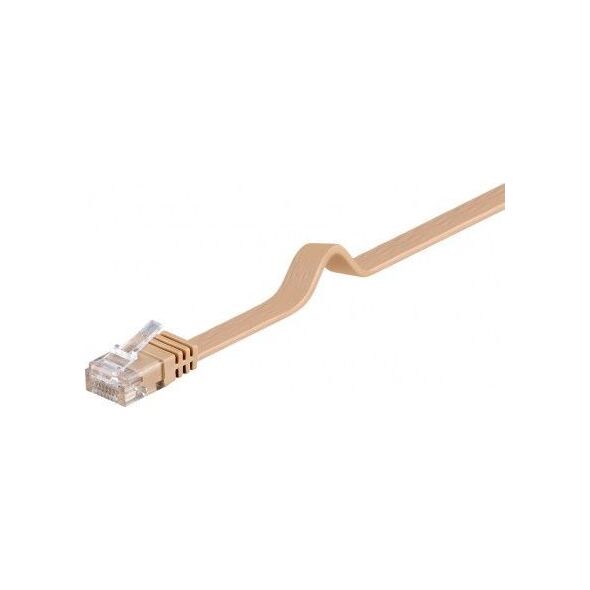 Goobay Patchcord Cat6 U/UTP, płaski, 0.50m (95879)