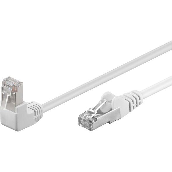 Goobay Patchcord CAT5e, F/UTP, kątowy 90°, 5m (94182)