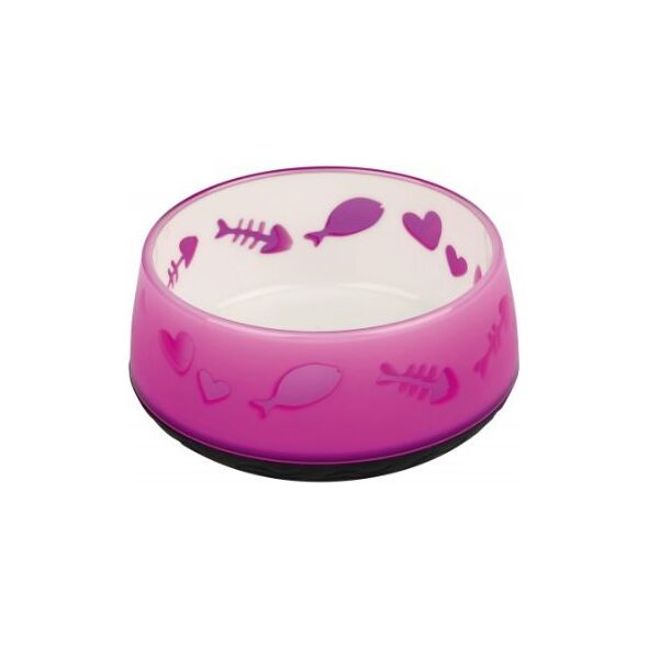 Trixie Miska plastikowa Lovely Cat, 0.3 l/o 12 cm
