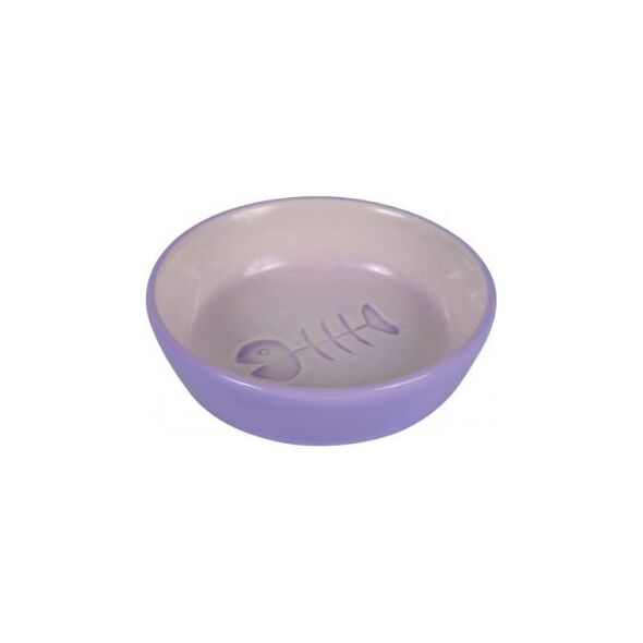 Trixie MISKA CERAMICZNA DLA KOTA 200ml/13cm KOLOROWA