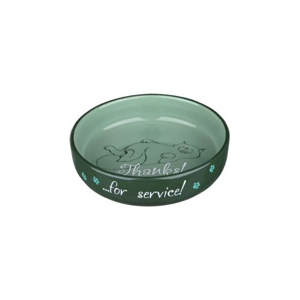 Trixie MISKA CERAMICZNA DLA KOTA, 0.3 l/o 15 cm, dla ras krótkonosych