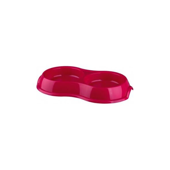 Trixie MISKA PLASTIKOWA PODWÓJNA, 2 × 0.2 l/o 11 cm