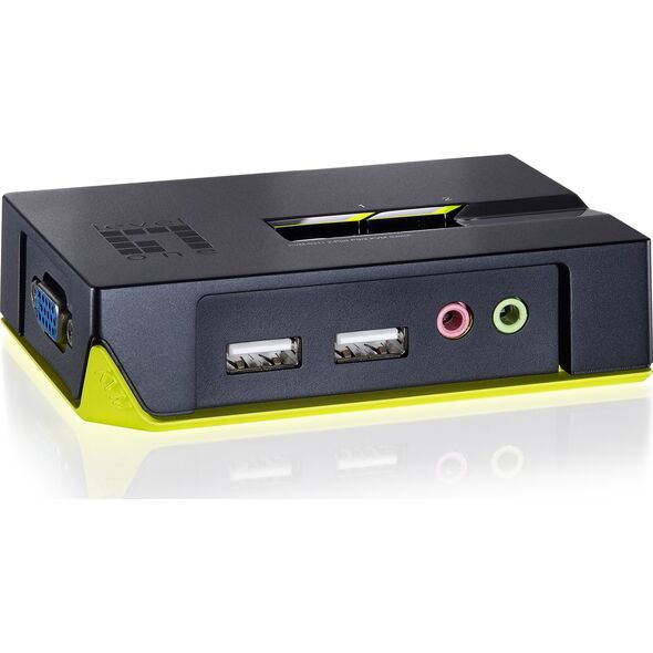 Przełącznik LevelOne KVM Switch LevelOne 2x USB KVM-0221 mit Audio - KVM-0221