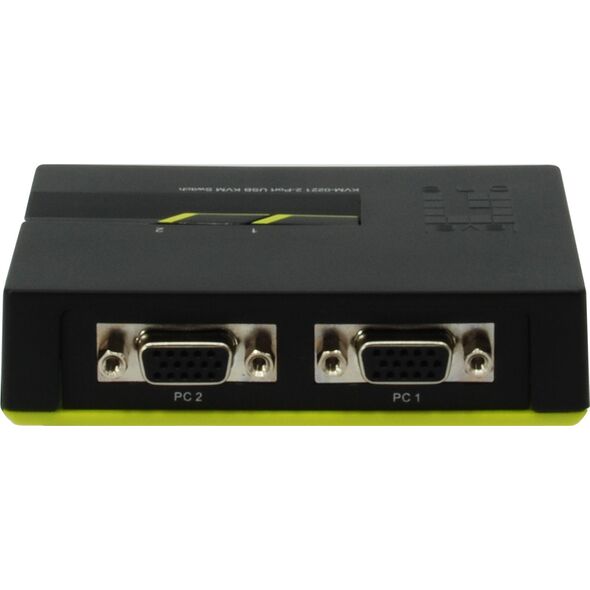 Przełącznik LevelOne KVM Switch LevelOne 2x USB KVM-0221 mit Audio - KVM-0221