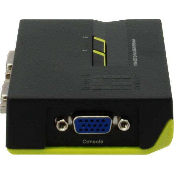 Przełącznik LevelOne KVM Switch LevelOne 2x USB KVM-0221 mit Audio - KVM-0221