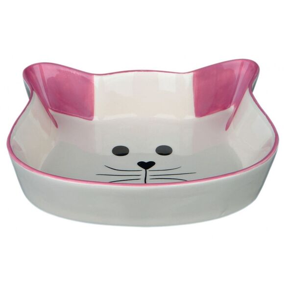 Trixie Miska ceramiczna z wizerunkiem kota, 0.25 l/12 cm