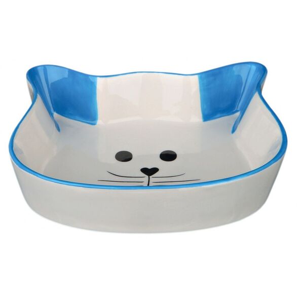 Trixie Miska ceramiczna z wizerunkiem kota, 0.25 l/12 cm