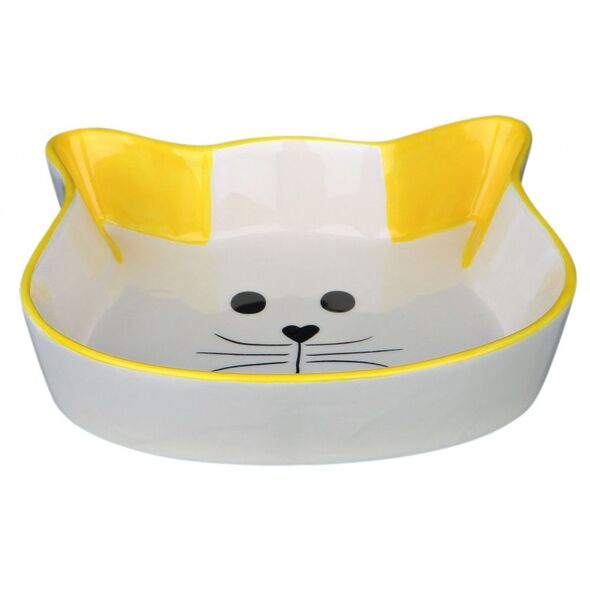 Trixie Miska ceramiczna z wizerunkiem kota, 0.25 l/12 cm