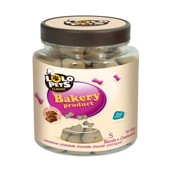 Lolo Pets Classic Ciastka - Kości czekoladowe w słoikach S - 210g