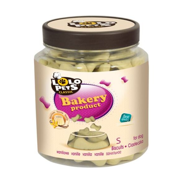 Lolo Pets Classic Ciastka - Kości waniliowe w słoikach S - 210g