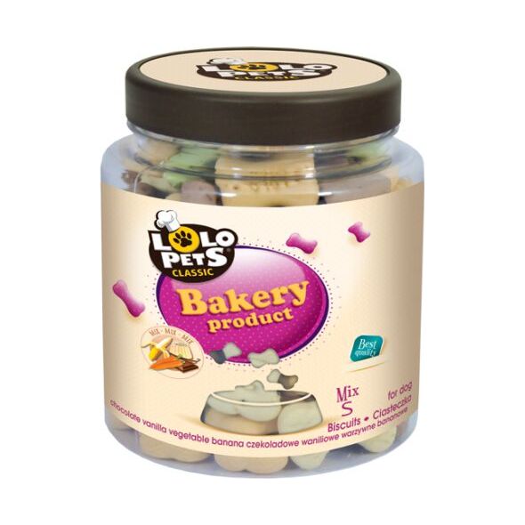 Lolo Pets Classic Ciastka - Kości mix w słoikach S - 210g