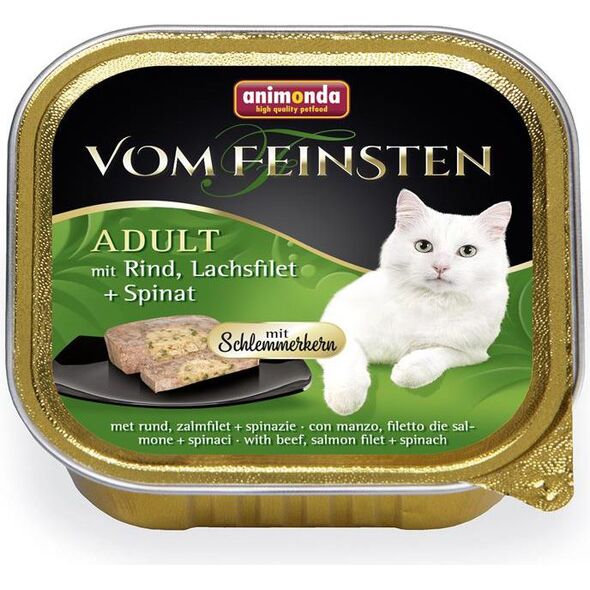Animonda vom Feinsten Adult z nadzieniem Wołowina, filet z łososia i szpinak 100g