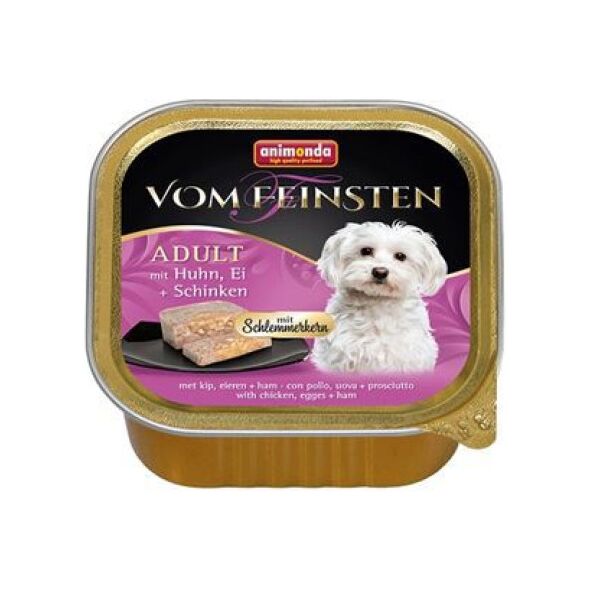 Animonda PIES 150g Vom Feinsten ADULT Drób, jajka i szynka