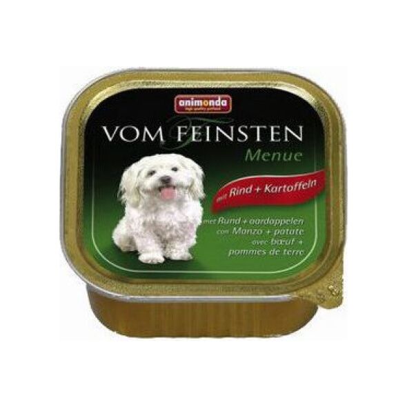 Animonda PIES 150g Vom Feinsten ADULT Wołowina i ziemniaki