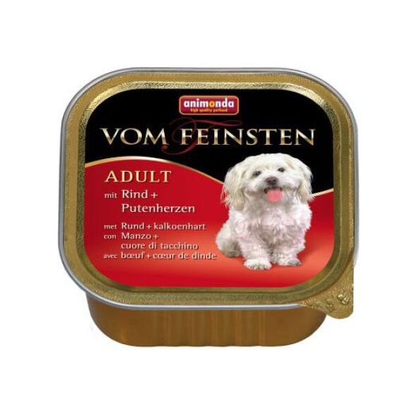 Animonda vom Feinsten Classic Wołowina z sercami indyczymi 150g