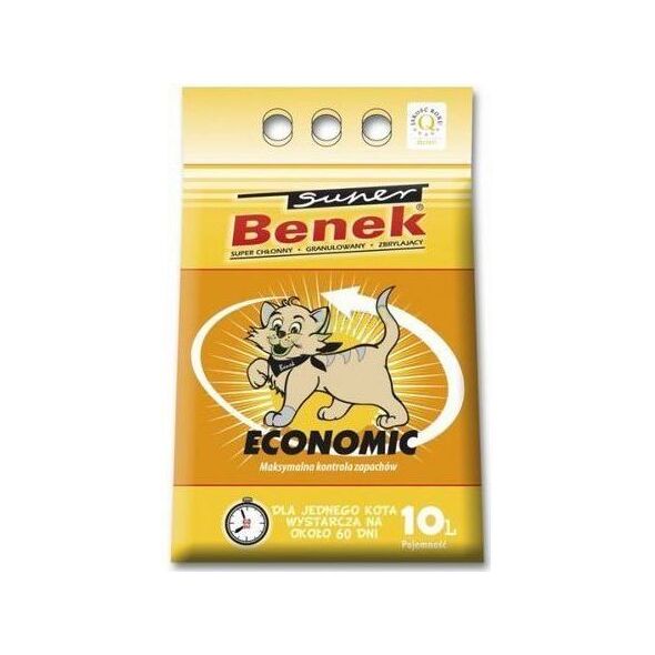 Żwirek dla kota Super Benek Economic Naturalny 10 l