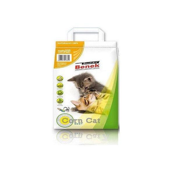 Żwirek dla kota Super Benek Corn Cat Naturalny 14 l