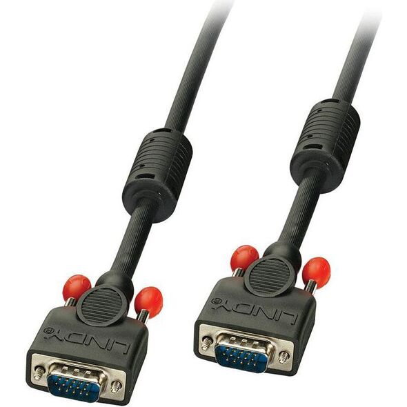 Kabel Lindy D-Sub (VGA) - D-Sub (VGA) 1m czarny (36372)