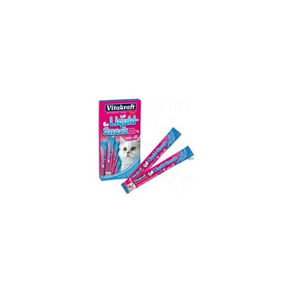 Vitakraft 6x15g CAT LIQUID-SNACK RYBA