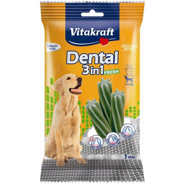 Vitakraft Dental Sticks 3in1 FRESH - 7 sztuk