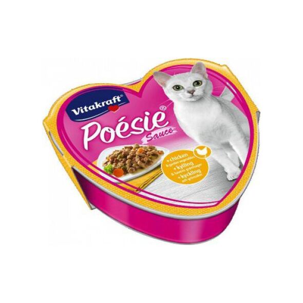 Vitakraft Poesie Kurczak z warzywami sos tacka - 85g