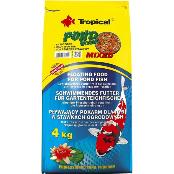 Tropical Pond Sticks Mixed 21l - pokarm dla ryb hodowanych w oczku wodnym