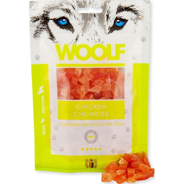 Brit WOOLF 100g CHICKEN CHUNKIES