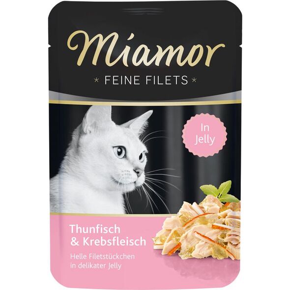 Miamor Miamor Feine Filets saszetka Tuńczyk i kraby - 100g