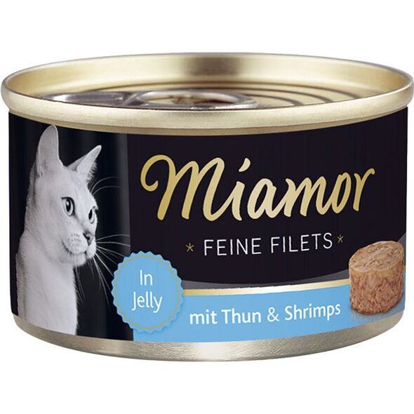 Miamor Miamor Feine Filets puszka Tuńczyk i krewetki - 100g