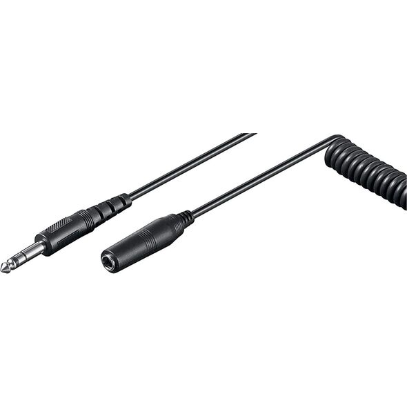 Kabel Goobay Jack 6.3mm  - Jack 6.3mm 5m czarny (50016)