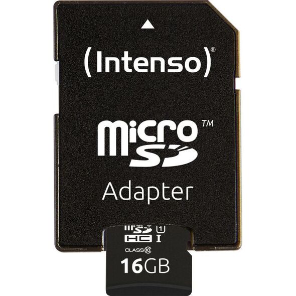 Karta Intenso Professional MicroSDHC 16 GB Class 10 UHS-I/U1  (3433470)