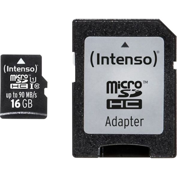 Karta Intenso Professional MicroSDHC 16 GB Class 10 UHS-I/U1  (3433470)