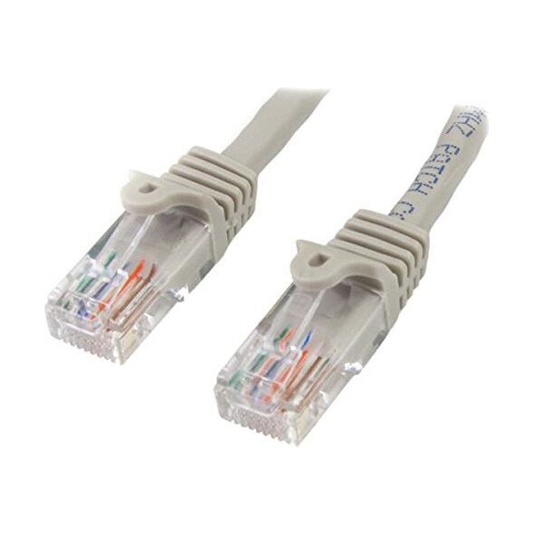 StarTech Patchcord, Cat5e, 0.5m, szary (45PAT50CMGR)