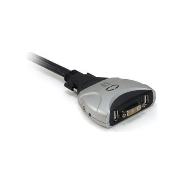 Przełącznik LevelOne 2-PORT USB DVI KVM SWITCH