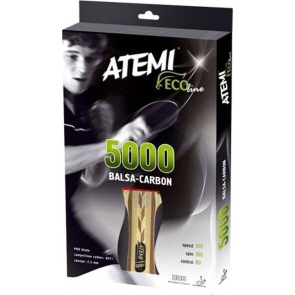 Atemi 5000 Balsa Carbon Anatomical Rakietka Do Tenisa Stołowego (17148)