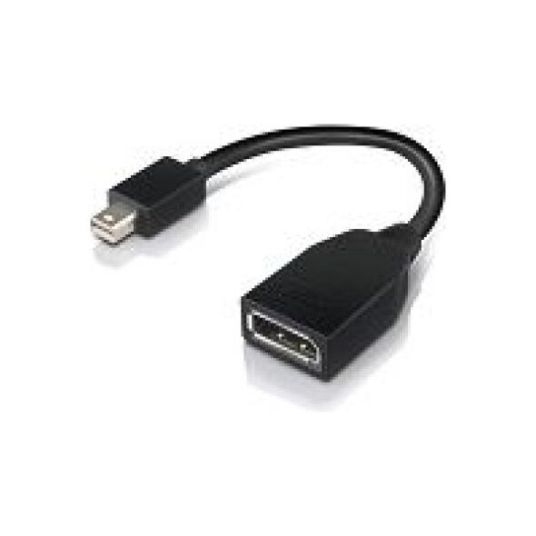 Kabel Lenovo DisplayPort Mini - DisplayPort 0.15m czarny (4X90L13971)
