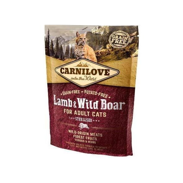 Carnilove 2kg KOT STERILISED LAMB WILD