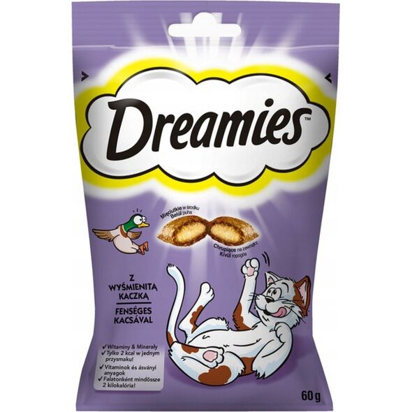Dreamies DREAMIES KOT 60g przys. KACZKA