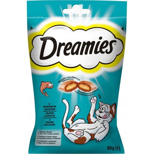 Dreamies DREAMIES KOT 60g przys. ŁOSOŚ