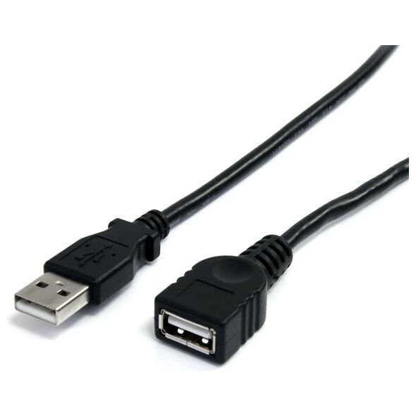Kabel USB StarTech USB-A - 3 m Czarny (USBEXTAA10BK)